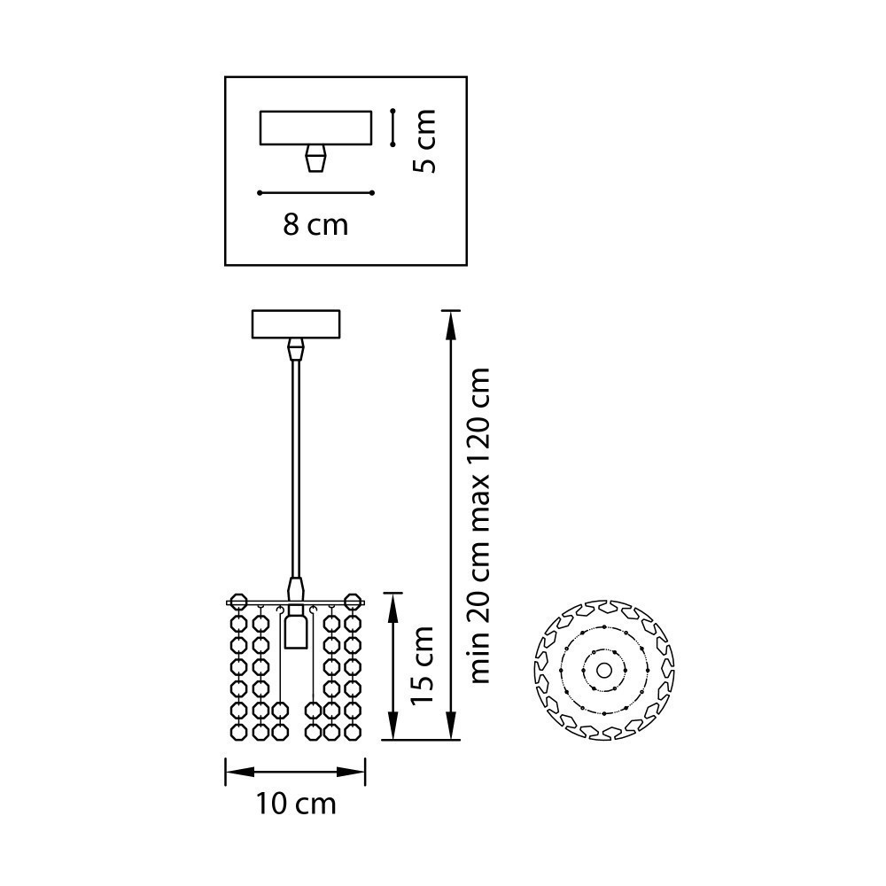 Lightstar (9957/1.6) Подвес CRISTALLO 1х40W G9 ХРОМ (в комплекте) Lightstar (9957/1.6) Подвес CRISTALLO 1х40W G9 ХРОМ (в комплекте)